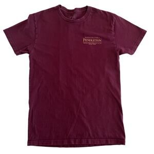 Pendleton Men’s Short Sleeve T-Shirt | Size Small | Burgundy
